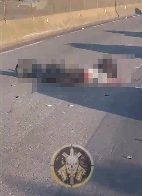 motorcyclist run over truck