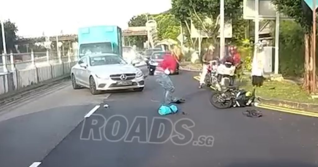 26-year-old motorcyclist sent to hospital after colliding with car on ...