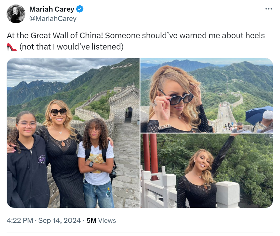 mariah carey great wall