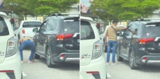 singapore registered car rubbish malaysia