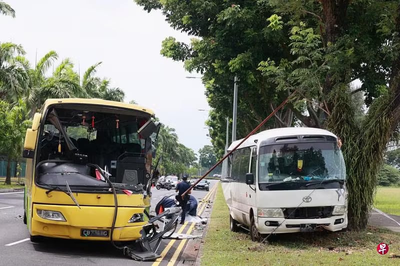 tuas bus accident