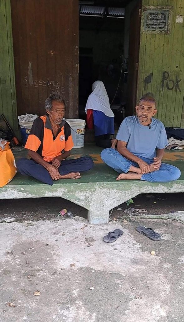 father accompany daughter school