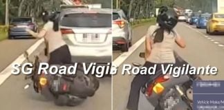 female motorcyclist dashcam driver