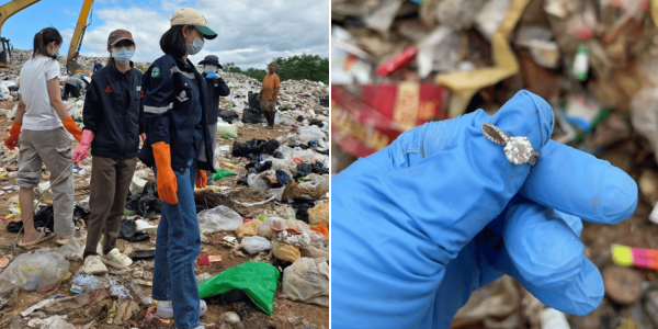 Woman loses diamond ring in Thailand, recovers it in landfill after 30-hour search