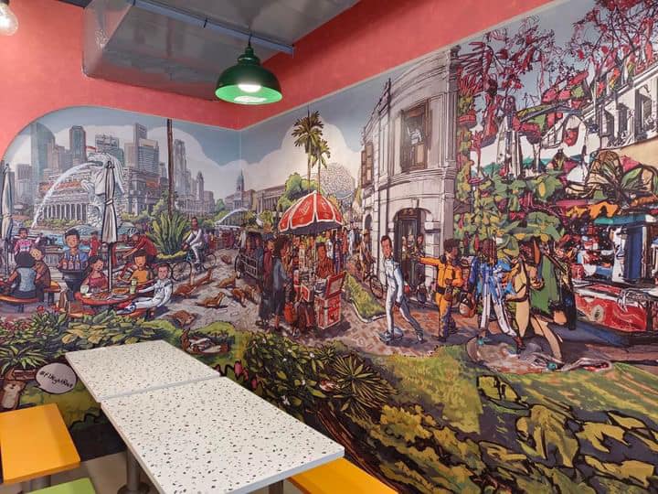 shifu food court mural