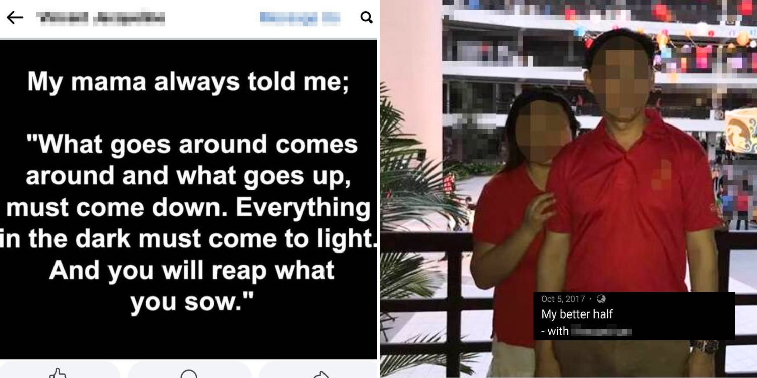 'What goes around comes around': Wife of cheating vice-principal posts more cryptic messages