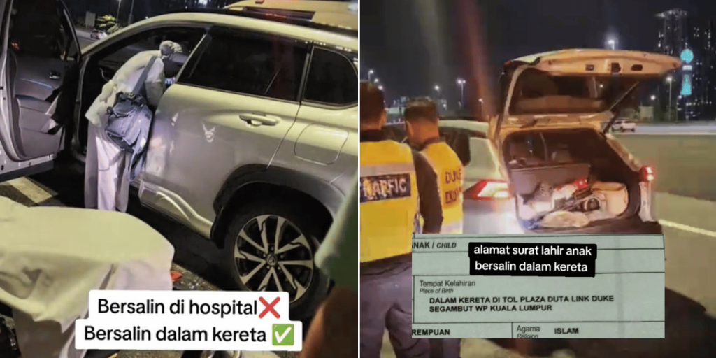 Birth certificate of baby born on M'sian highway lists 'in a car' as place of birth