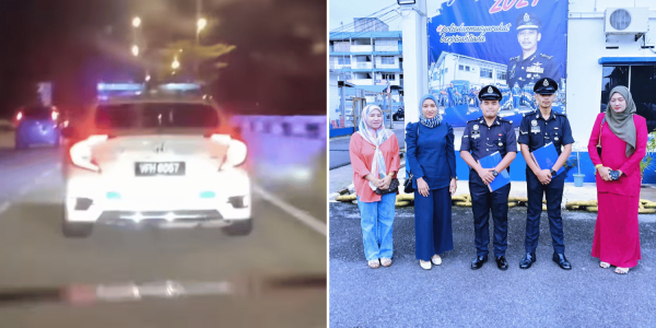 M'sian police escort car to hospital for man suffering heart attack, praised for heroism