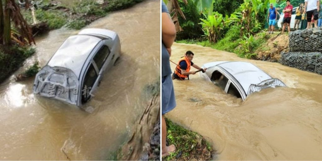 car drainage ditch