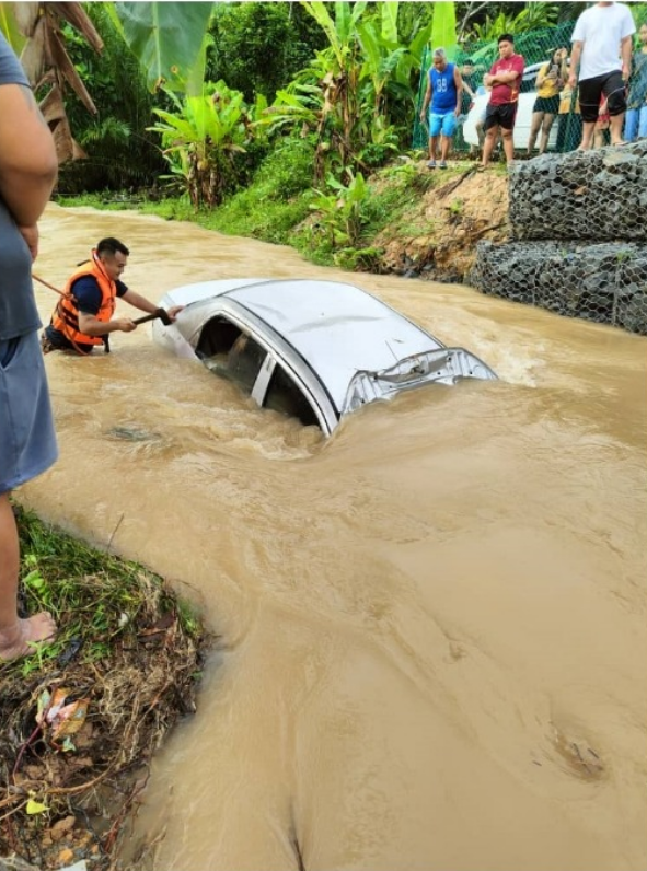 car drainage ditch