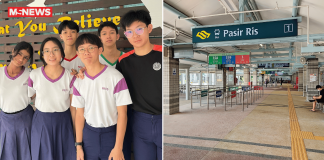 Secondary school students help confused, injured elderly man at Pasir Ris Bus Interchange