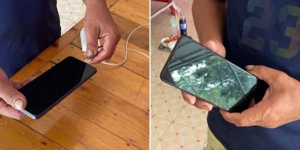 girl electrocuted phone