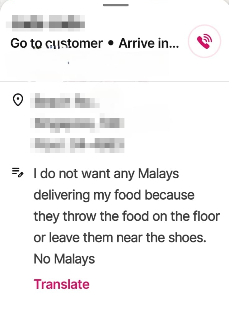 malay food delivery riders