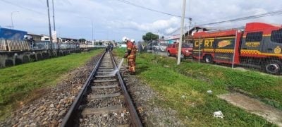 mum save son train (2)