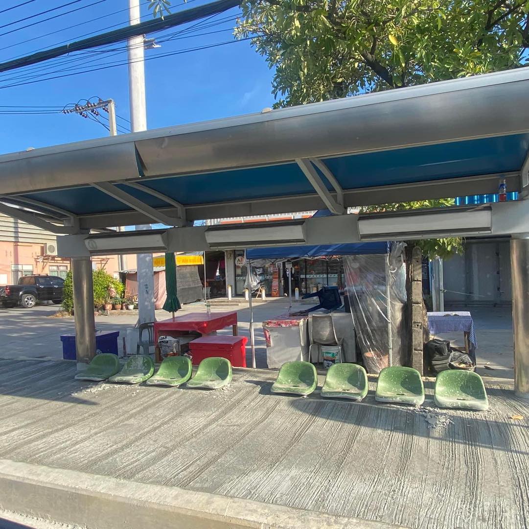 bus stop seats thailand