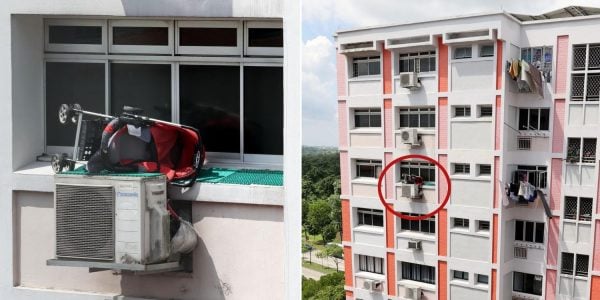 Choa Chu Kang resident places stroller on 10th-floor ledge, neighbours worry about 'killer litter'