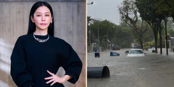 Taiwanese singer Vivian Hsu caught in Bukit Timah flood, says car was stuck on the road