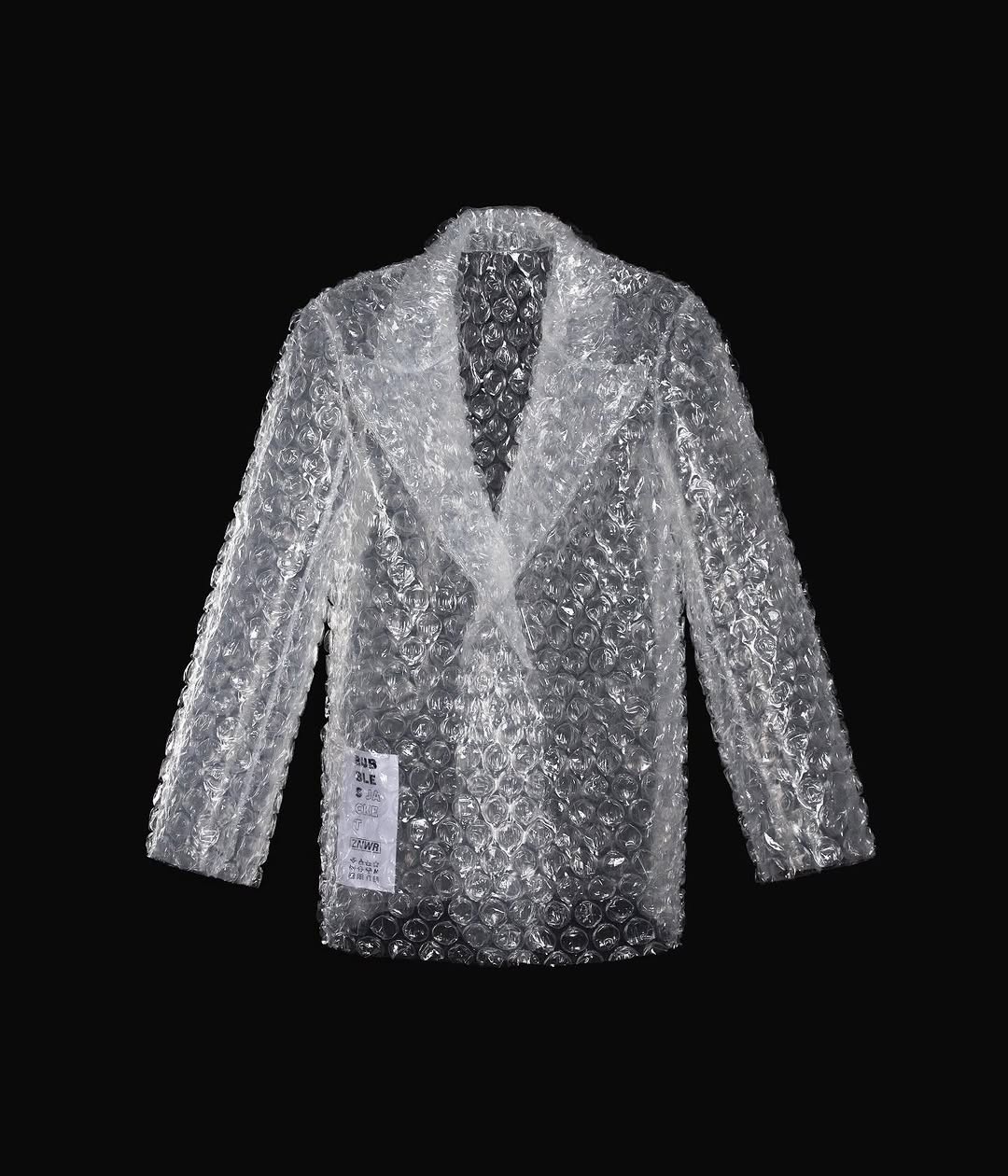 bubble wrap balenciaga belarus jacket