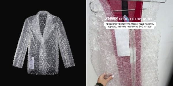 Bubble wrap outfits by ‘Balenciaga of Belarus’ go viral, priced from S$116