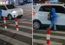 child chase car