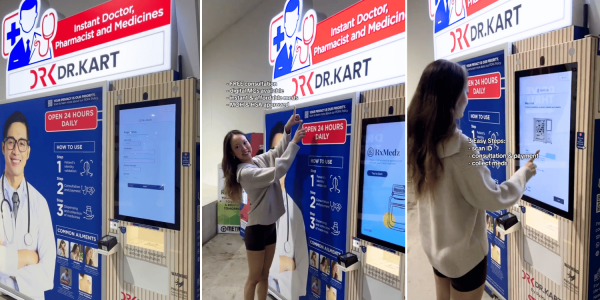 Vending machine at Tampines offers 24-hour medical services, including MCs & medication