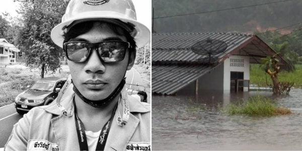 electrician dies flood