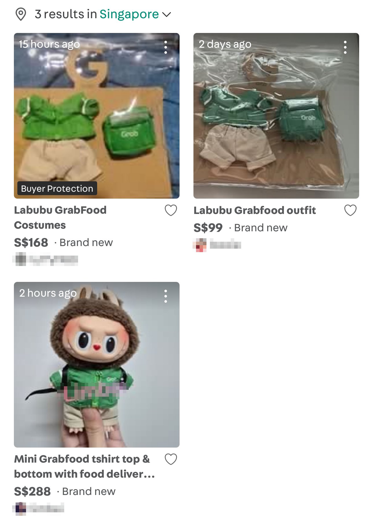 labubu grab carousell