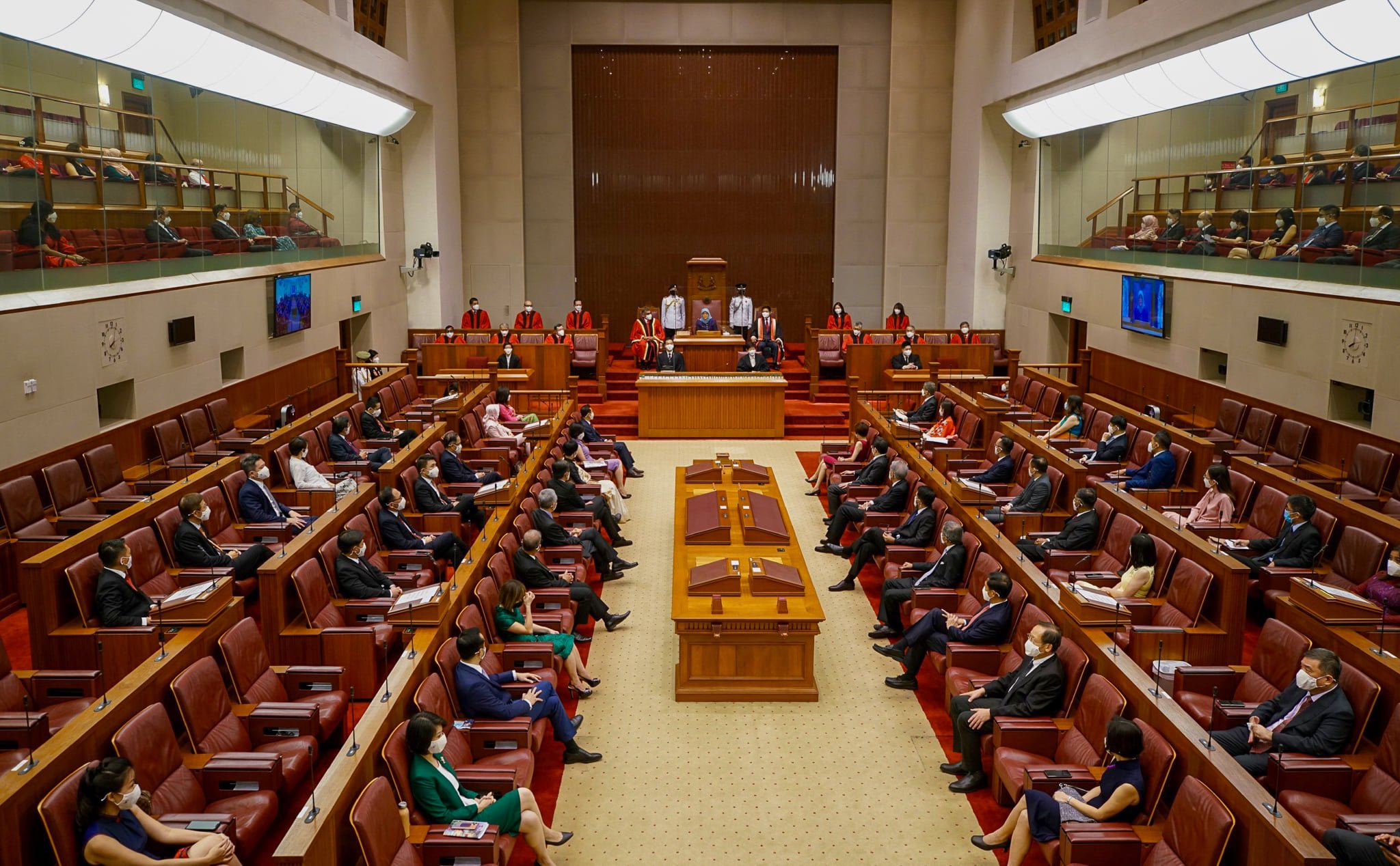 martial law singapore parliament