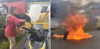 motorcycle on fire repossessed