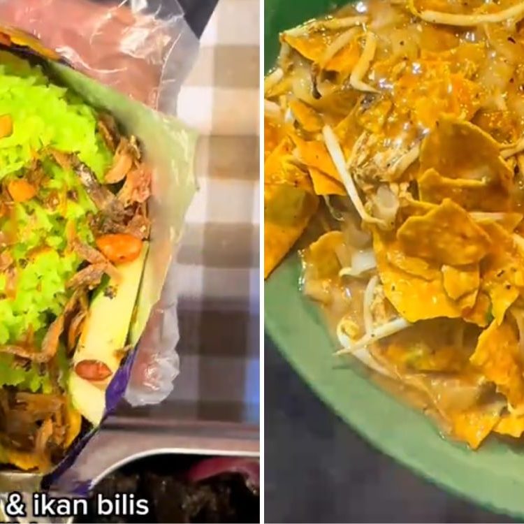 Stall in M'sia sells nasi lemak & char kway teow nachos, netizens