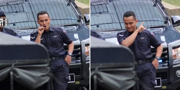 'It is sexual harassment': Police officer in M'sia caught making lewd gestures toward civilian while on duty