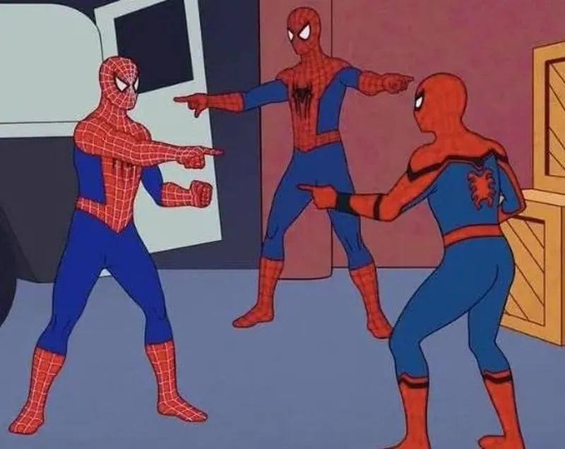 pap psp squabble spiderman meme