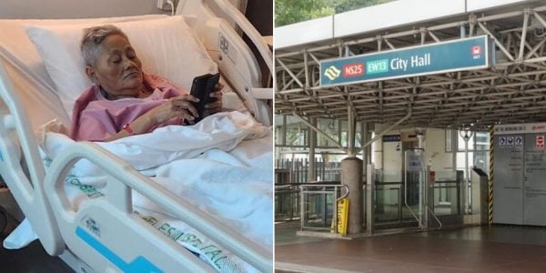 Elderly woman punched by man inside City Hall MRT lift, was hospitalised for 2 nights