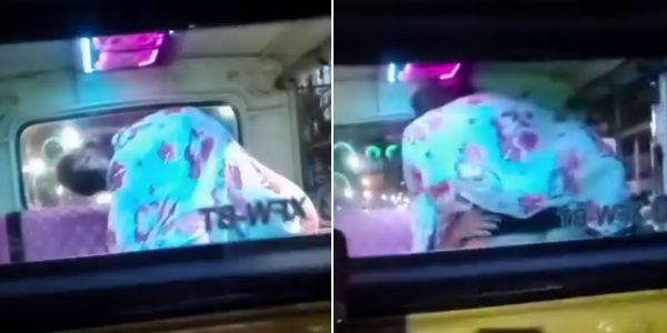 Tourists in Thailand get hot & heavy aboard Tuk Tuk despite repeated warnings from driver