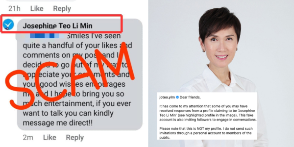 Josephine Teo fake Facebook account (1)