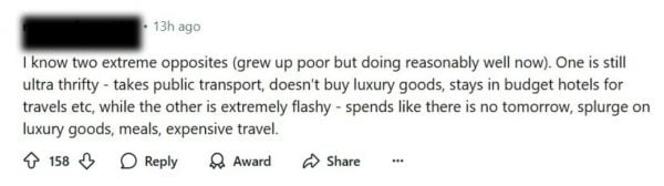 growing up poor