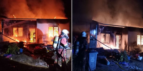 johor house fire