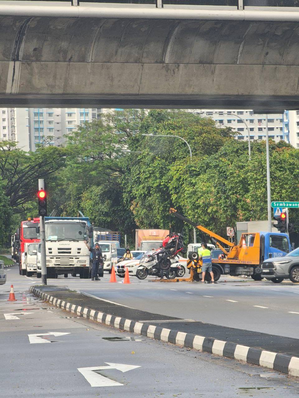 woodlands motorcyclist dies accident 