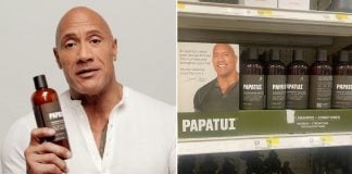 the rock hair product shampoo