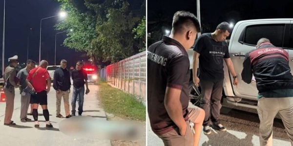 woman leaping vehicle