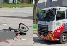 cyclist hit
