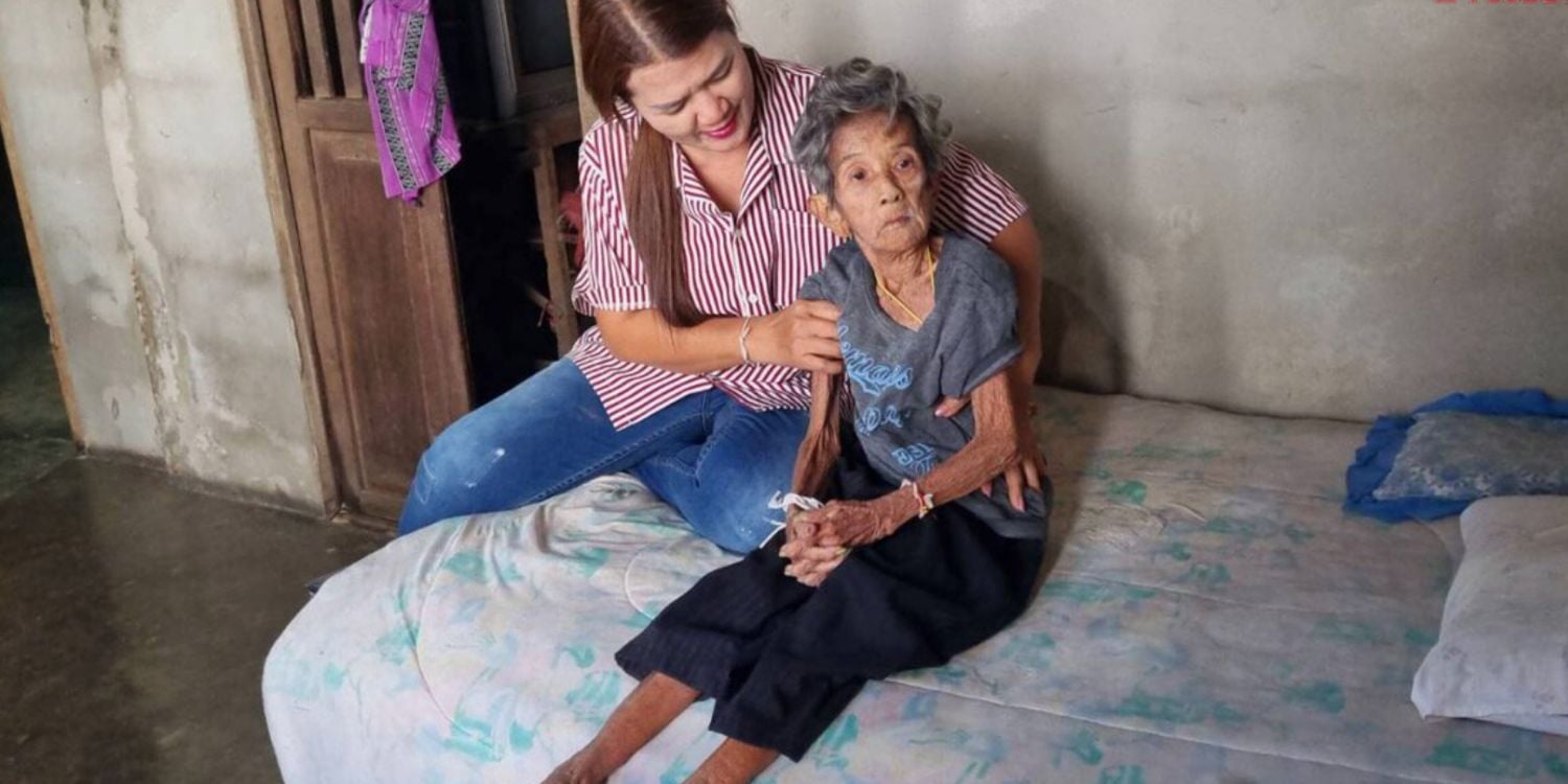 grandma sits up dead