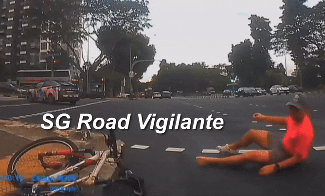 cyclist yishun flying
