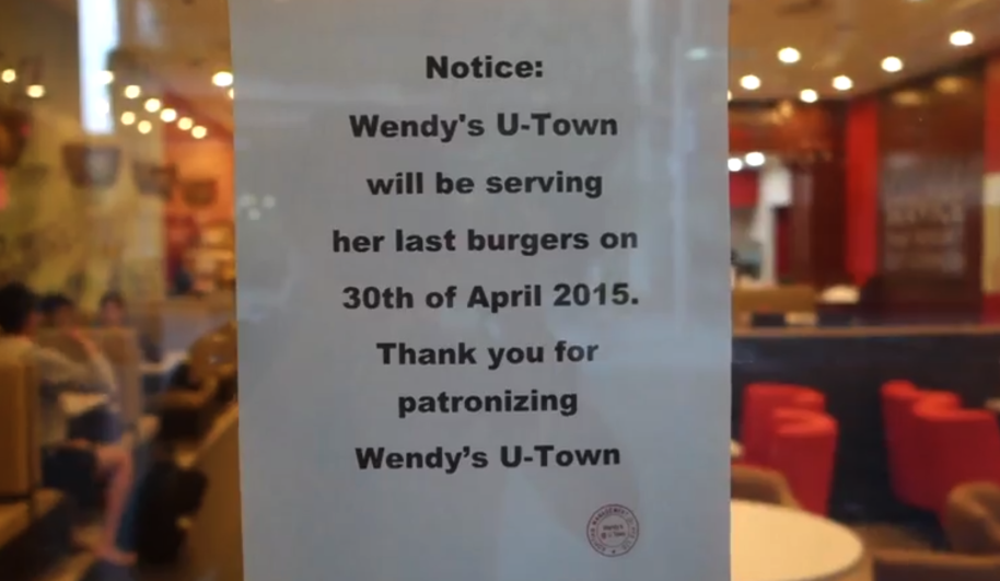 Wendy's close down