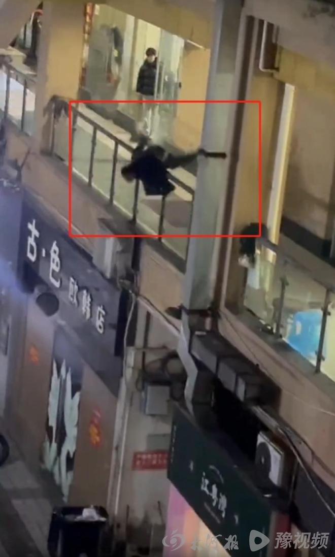 man filming restroom