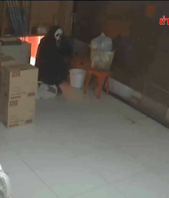 ghostface burglar thailand