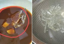 glass shards coffee