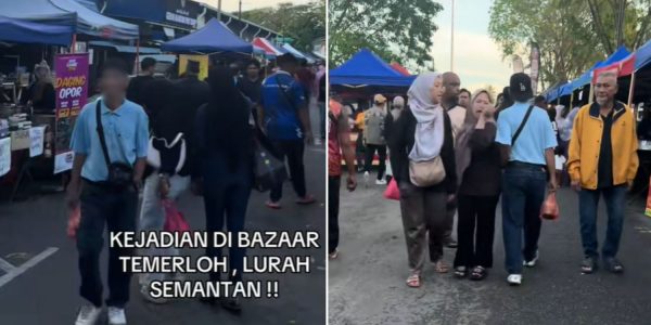 man molest ramadan bazaar