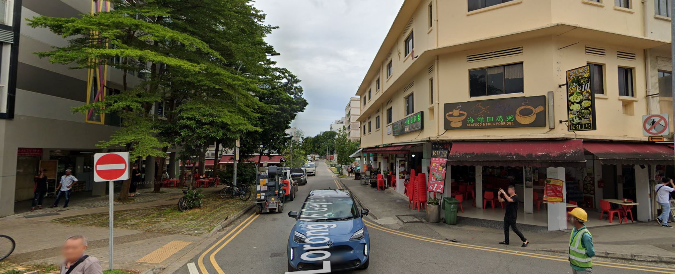 pregnant woman geylang eatery 