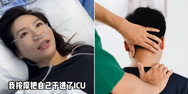 woman neck massage